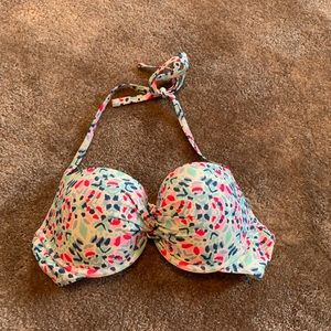 Aerie patterned push-up bathing suit top